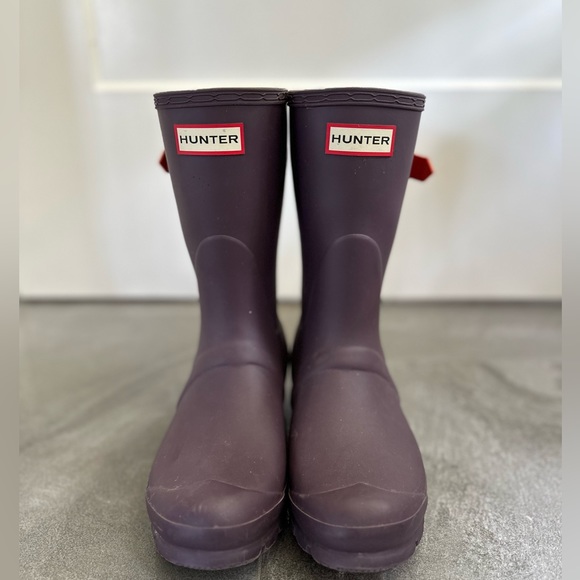 Eggplant Hunter Rain Boots - Picture 1 of 4